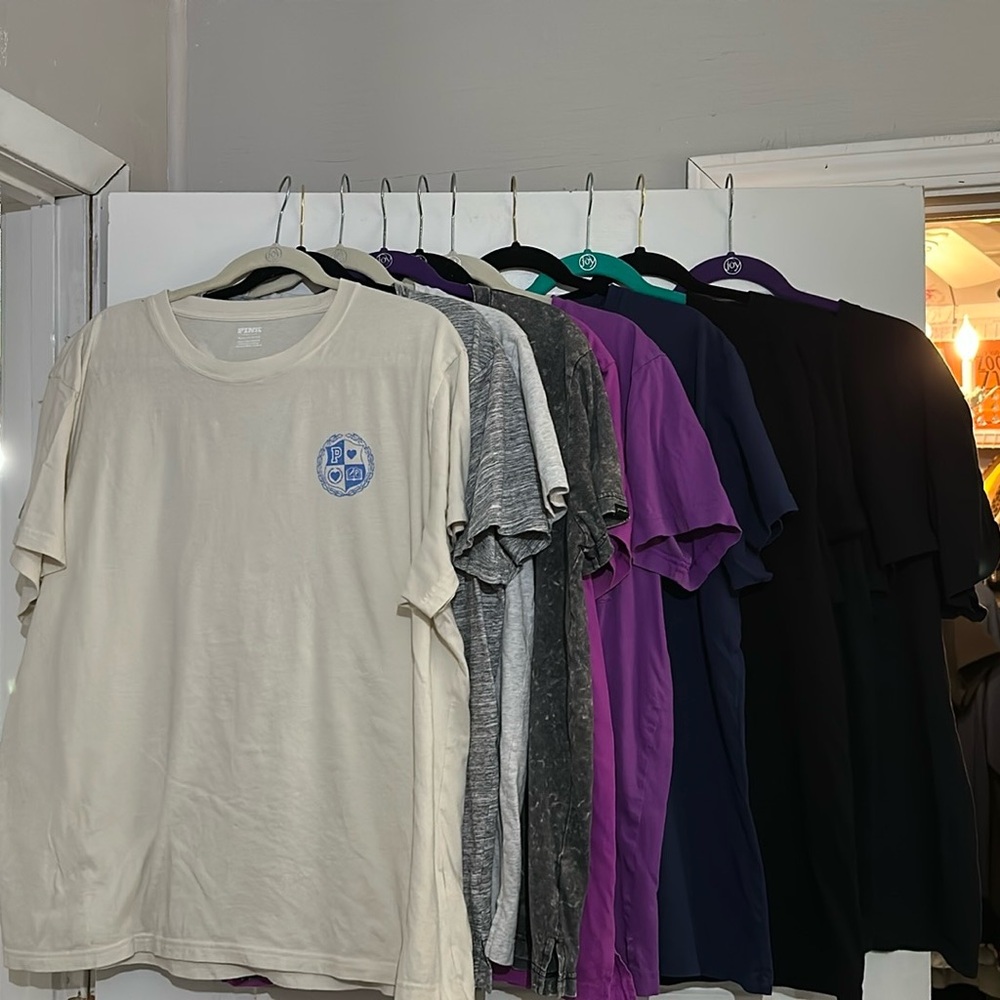 Victoria’s Secret PiNK tshirts Lot of 10! All XL